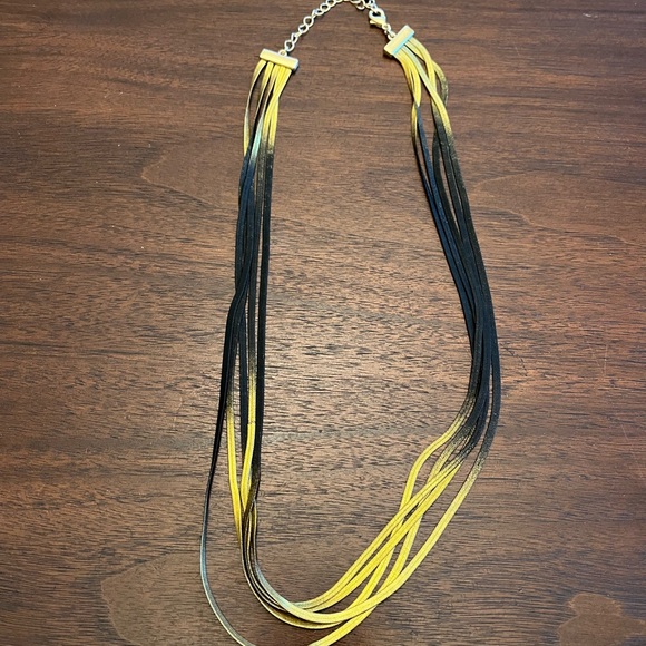 Nicole Miller Chico’s Set 3 Necklaces Animal Print Black Gold Iris Apfel Vibes - Picture 2 of 8